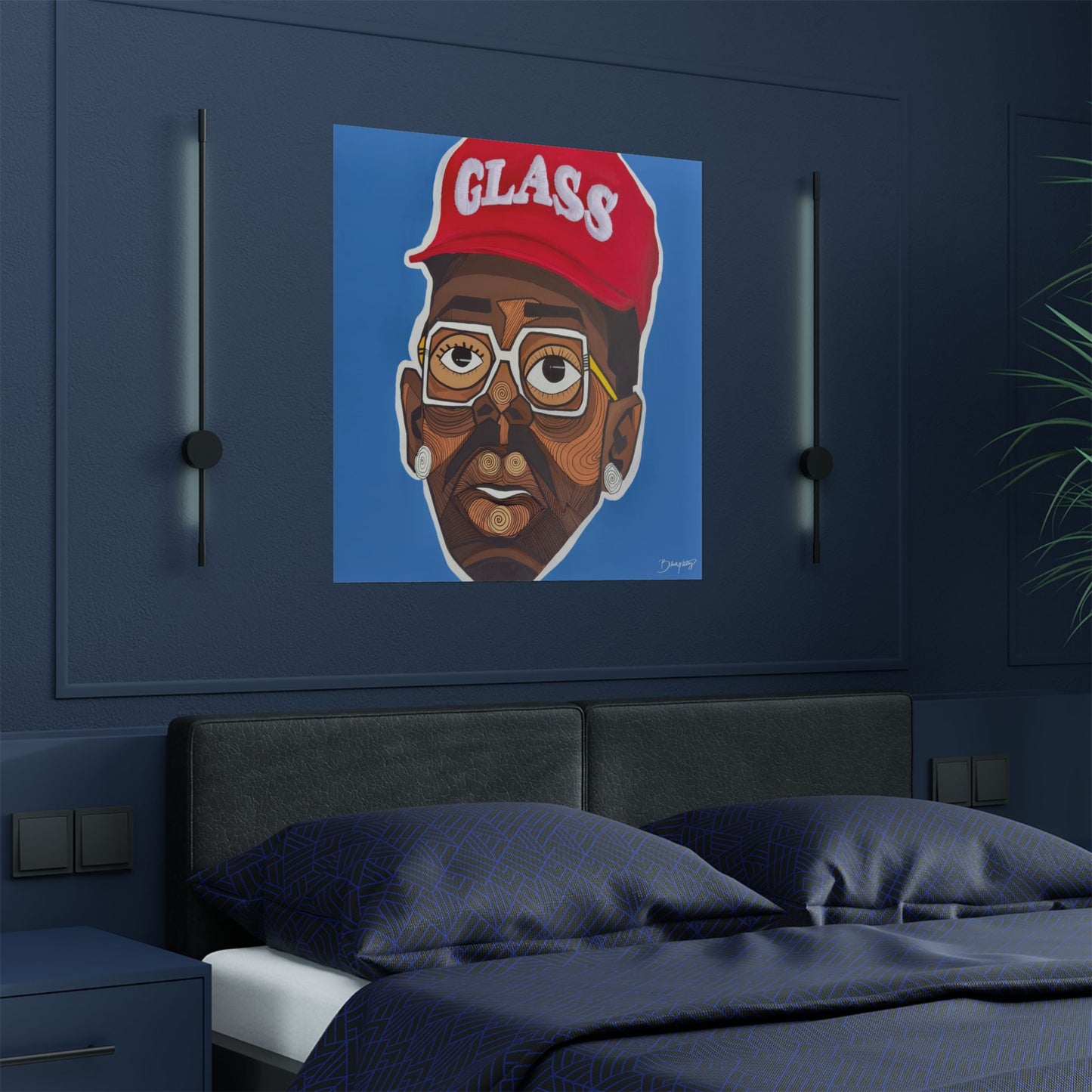 “GLASS” Original Art Satin Print