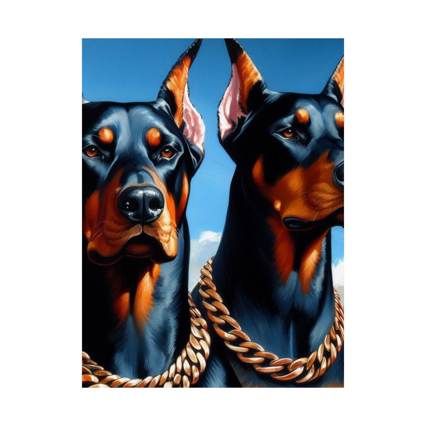 For all the Dogs Satin Poster