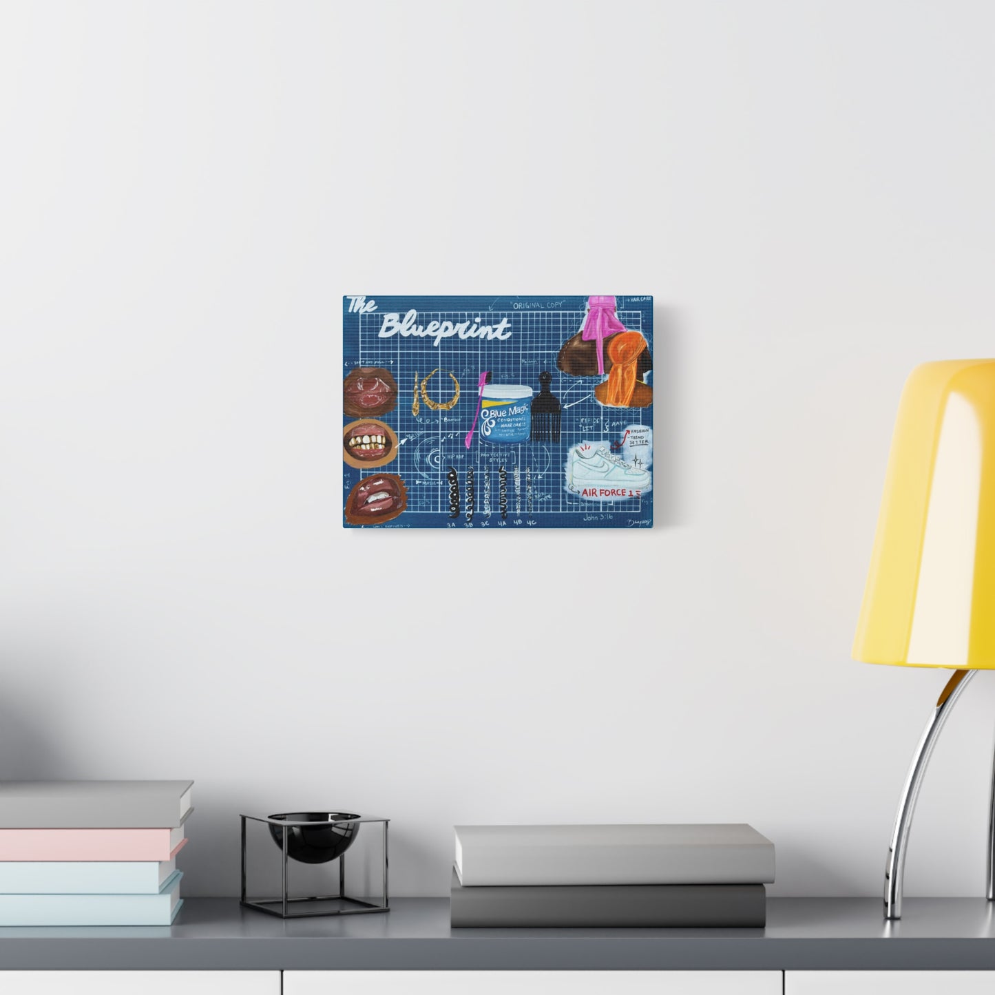 The Blueprint Canvas Print