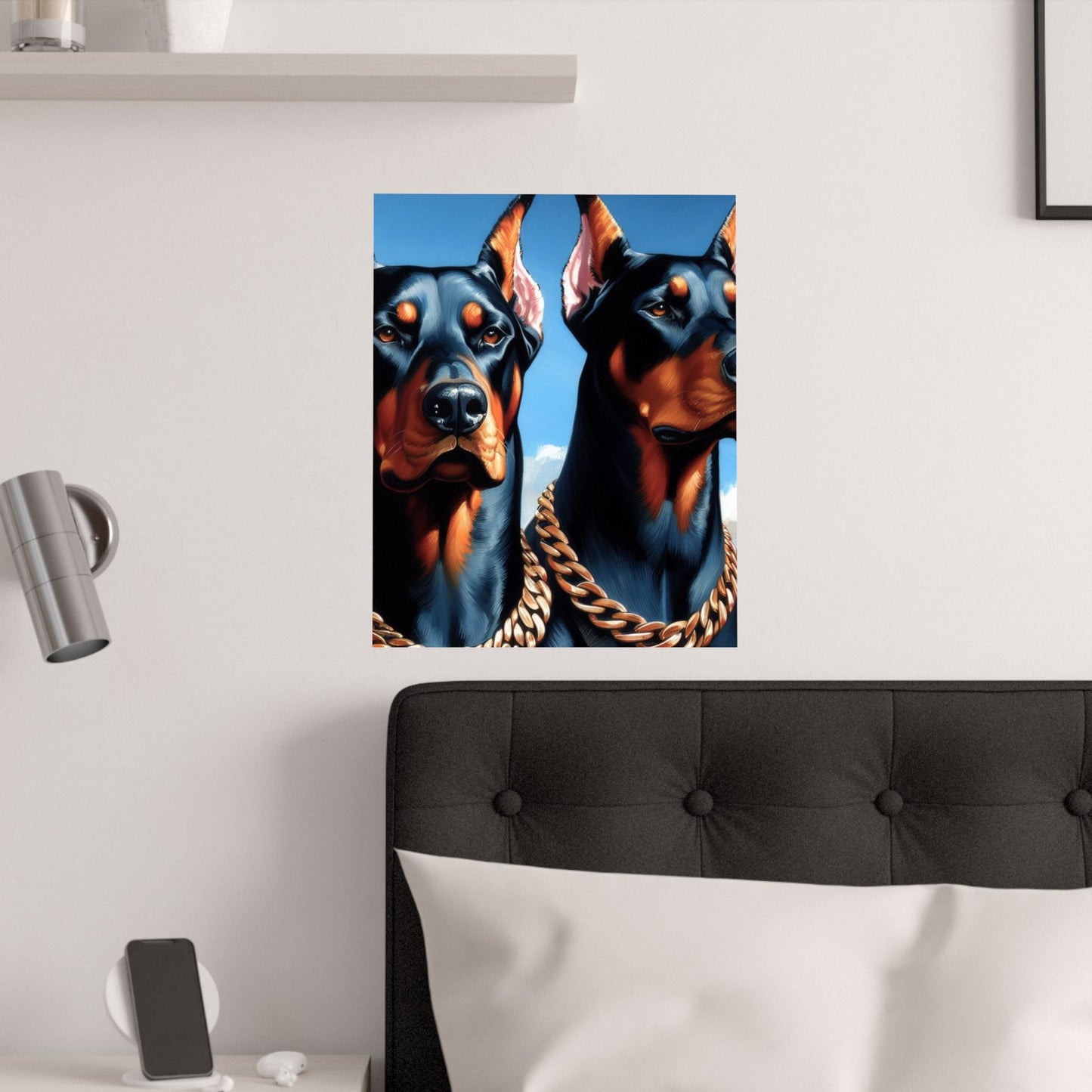 For all the Dogs Satin Poster