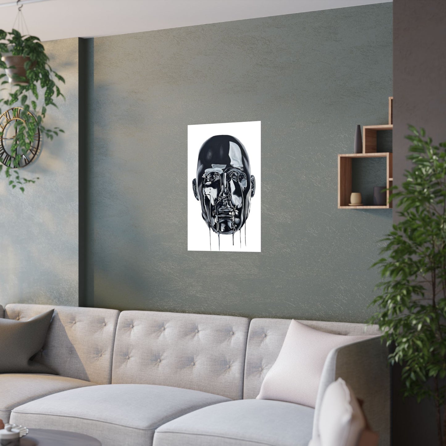 Chrome Dome Satin Poster