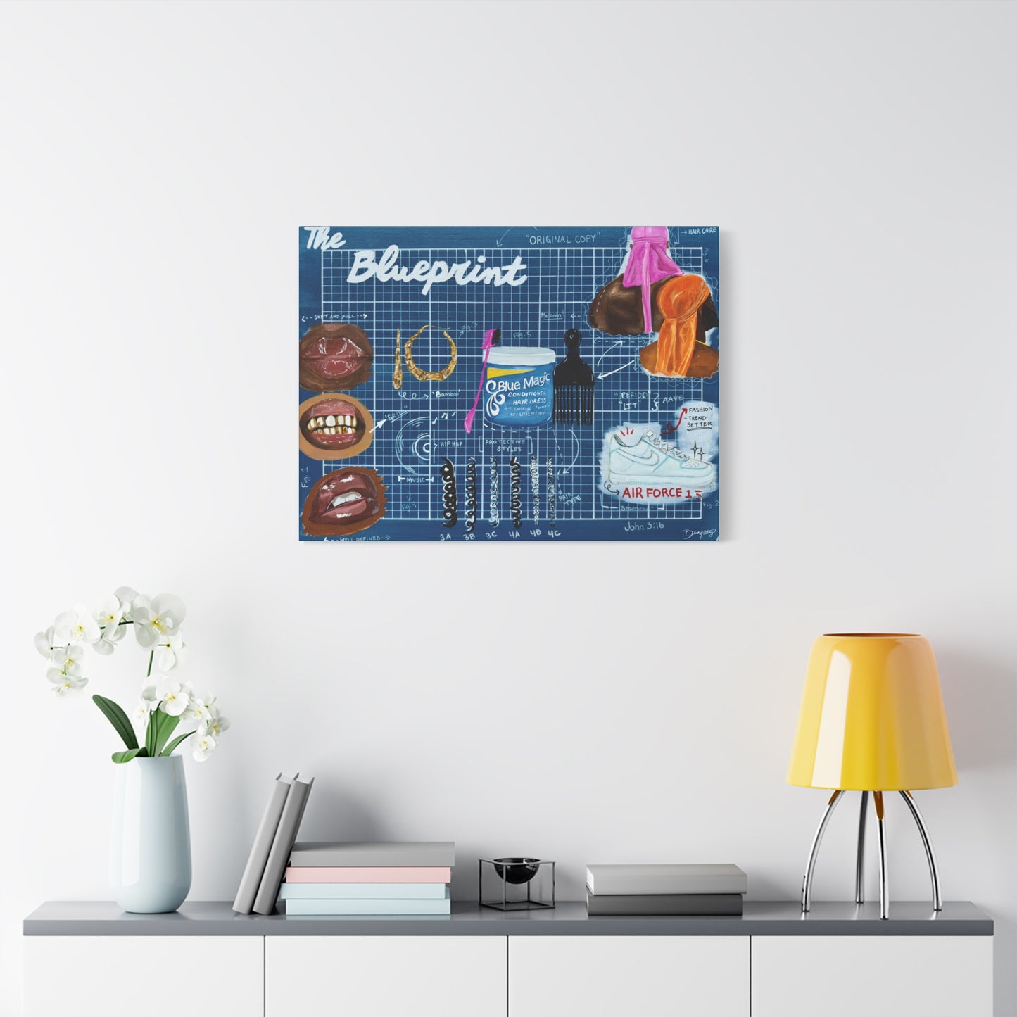 The Blueprint Canvas Print