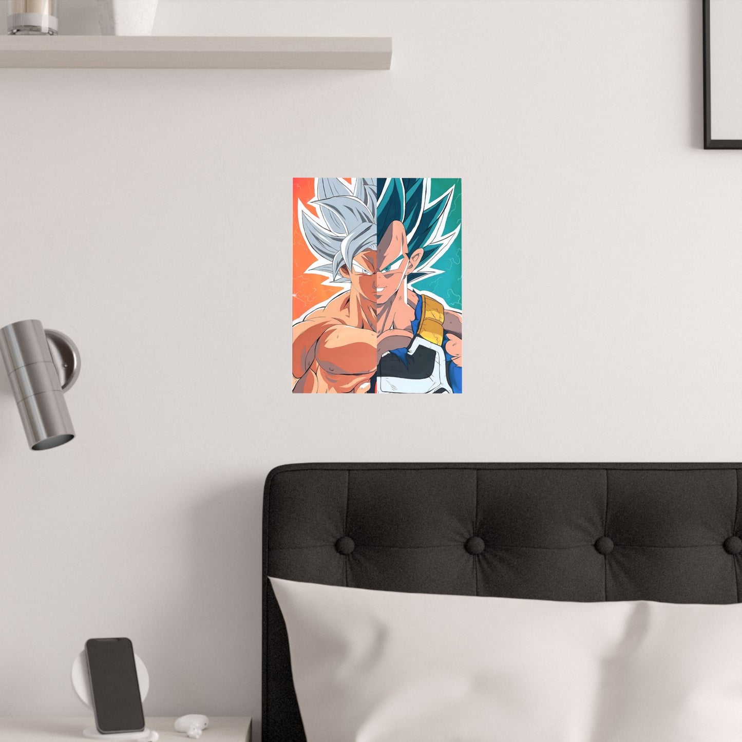 DBZ Split Satin Poster