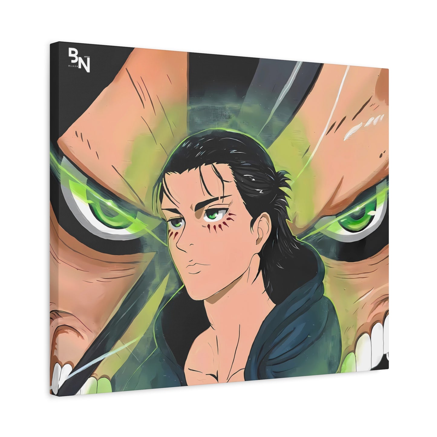 Eren Yeager Attack on Titan Wall Art Canvas Print