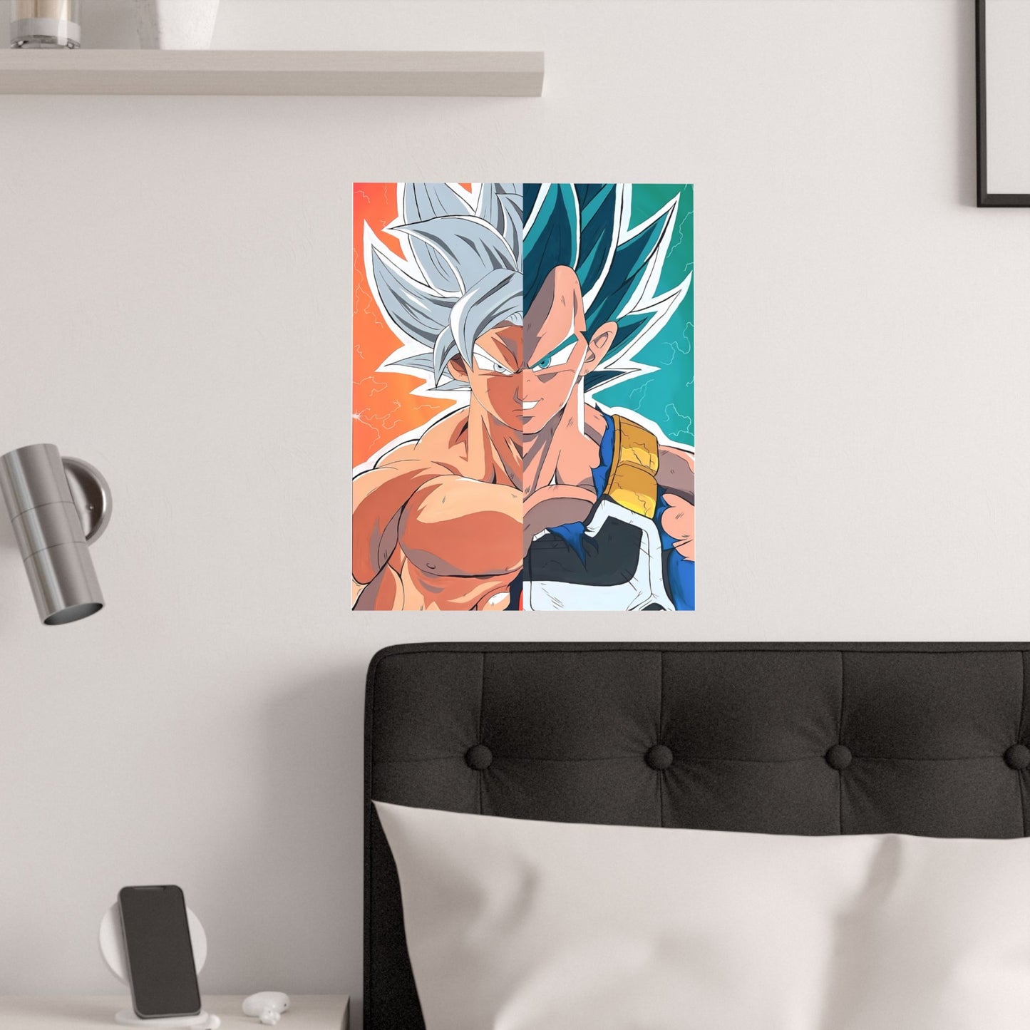 DBZ Split Satin Poster