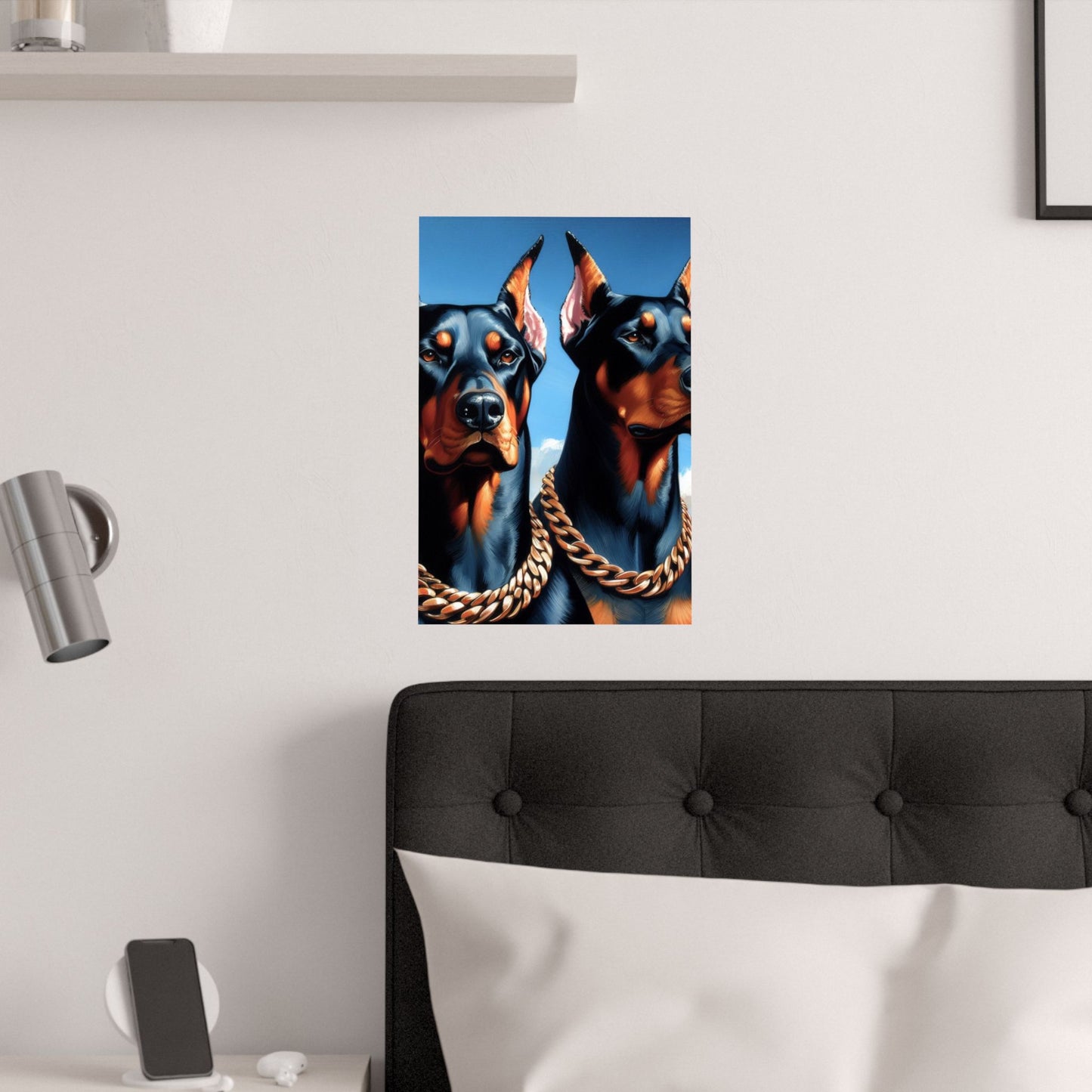 For all the Dogs Satin Poster