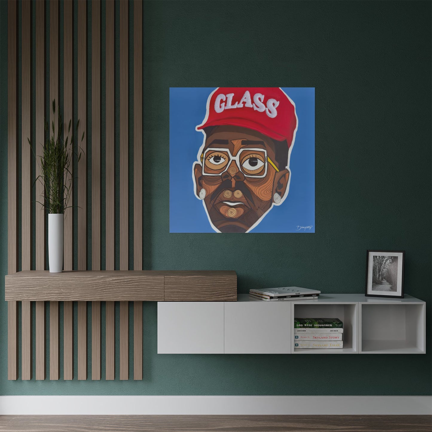 “GLASS” Original Art Satin Print