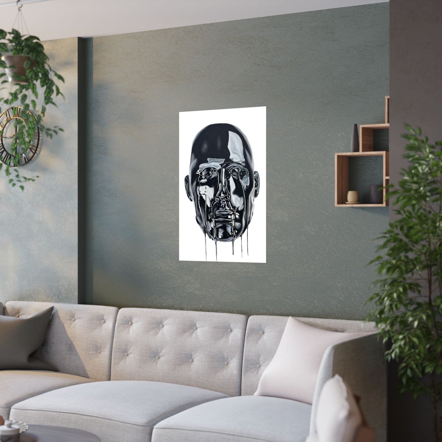 Chrome Dome Satin Poster
