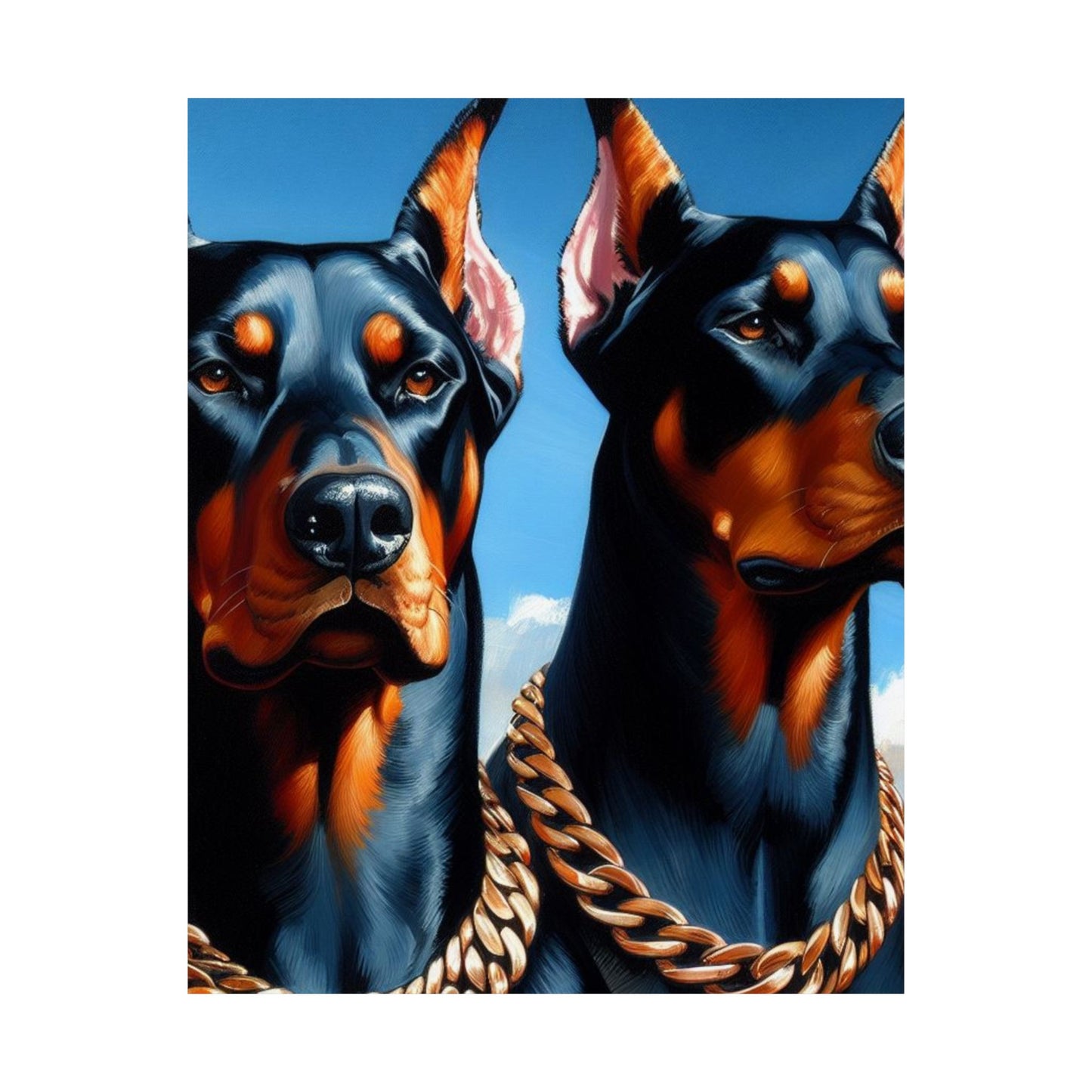 For all the Dogs Satin Poster