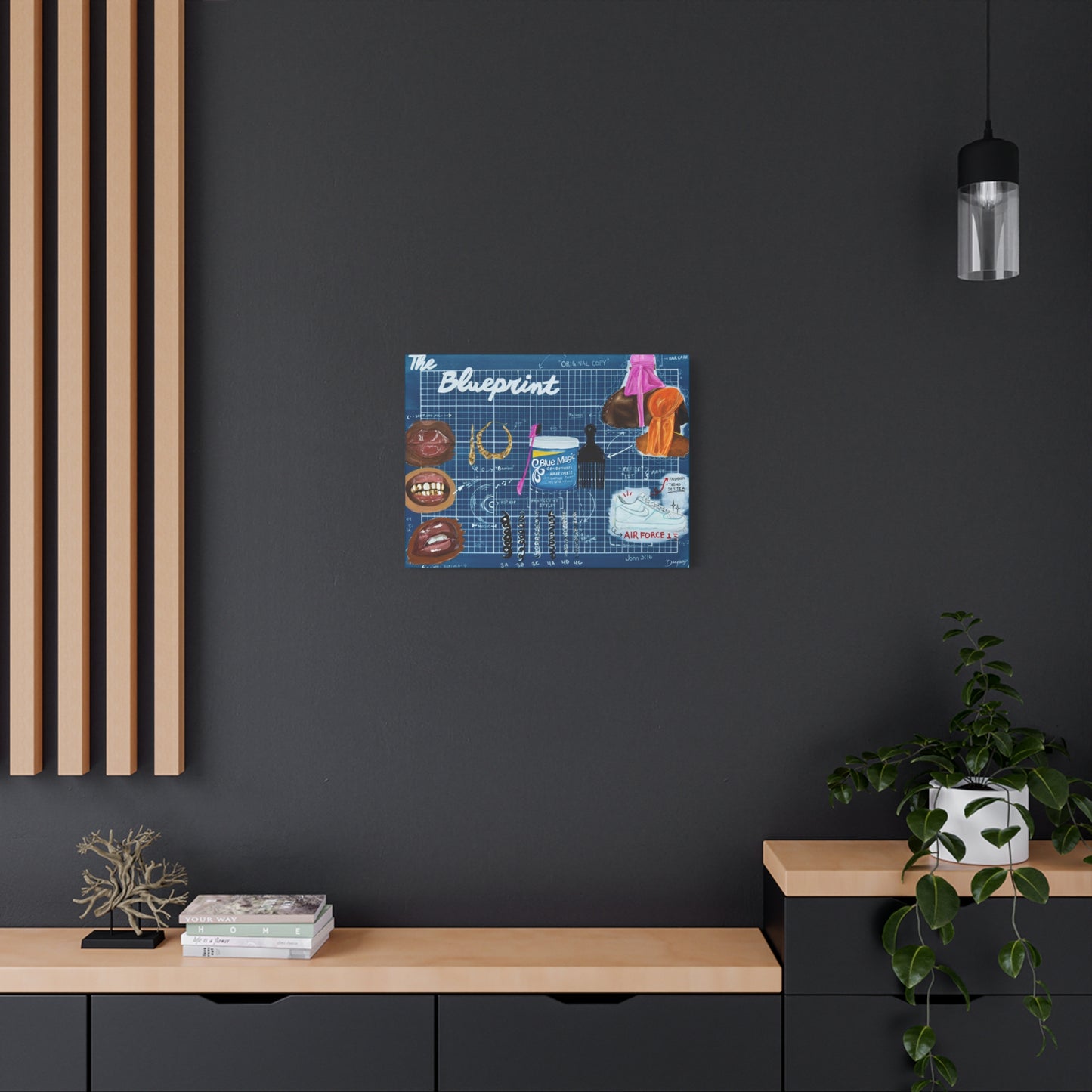 The Blueprint Canvas Print