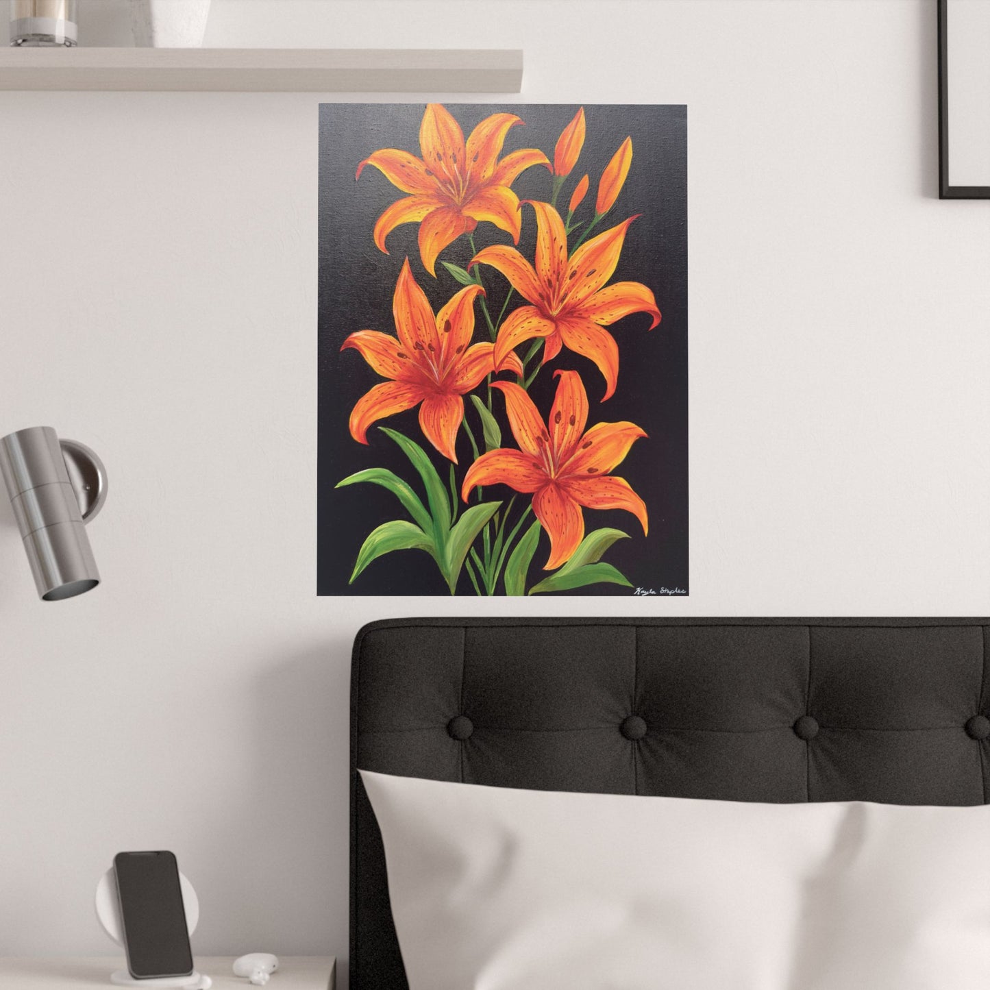 Tiger Lilly Satin Print