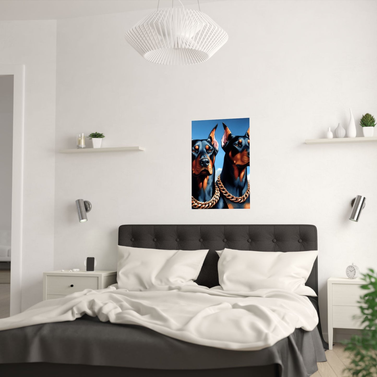 For all the Dogs Satin Poster