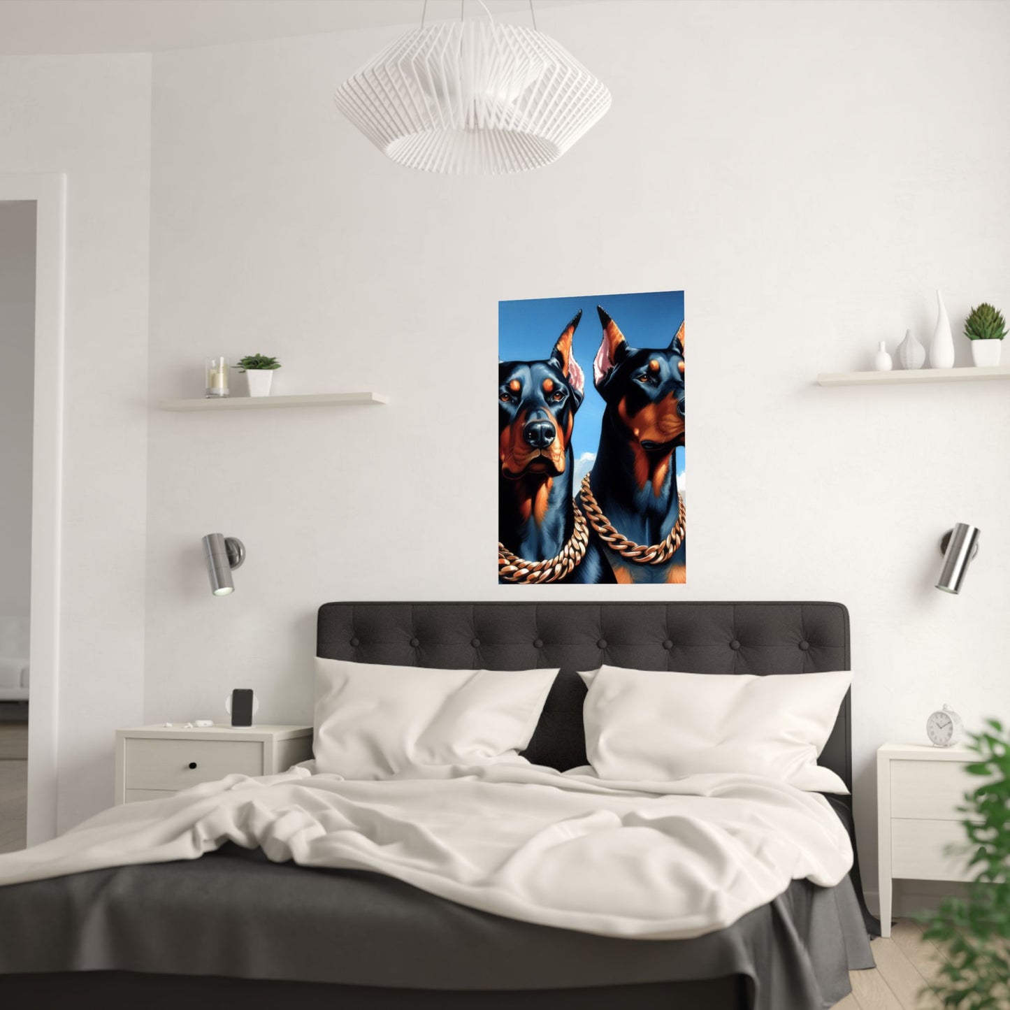 For all the Dogs Satin Poster