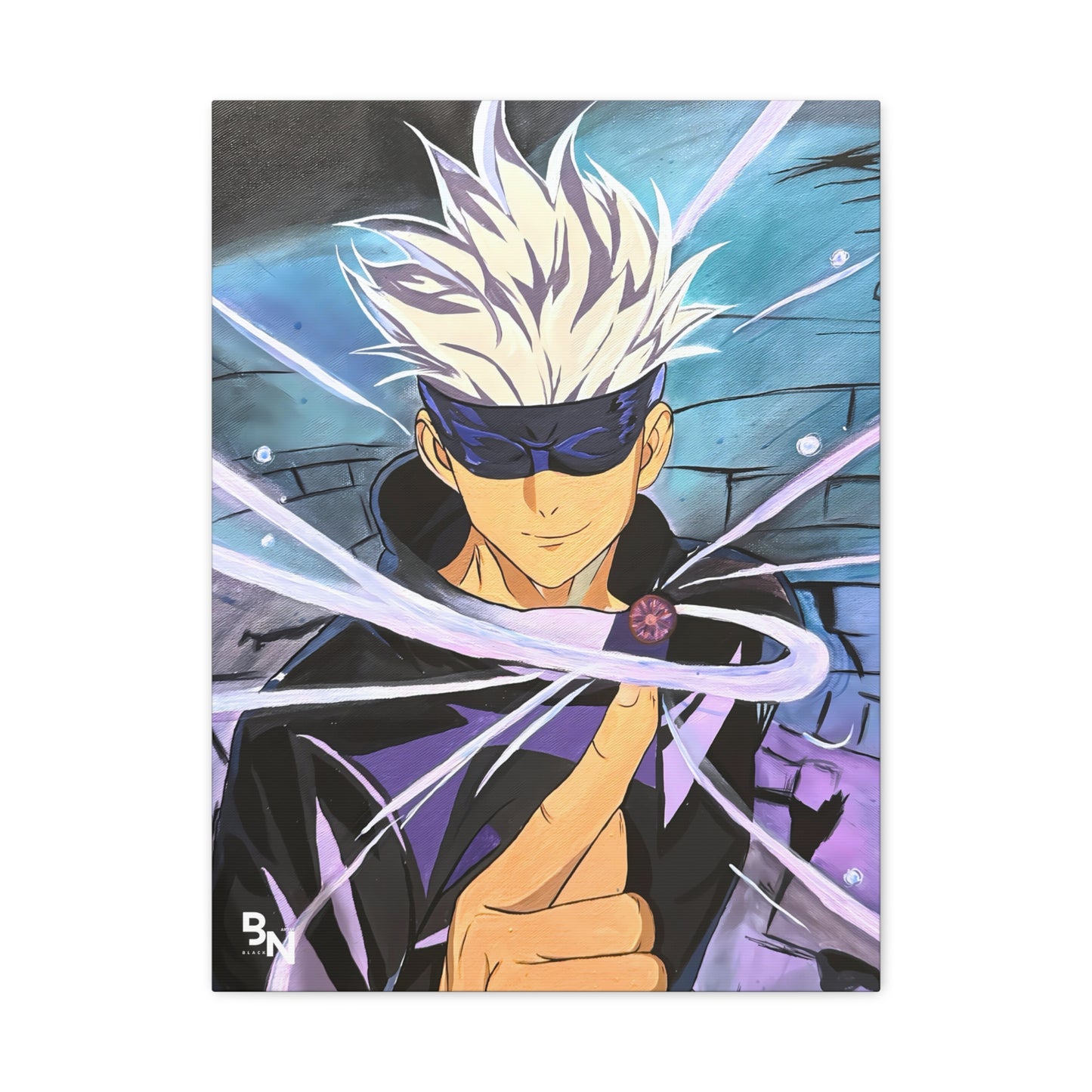 Canvas Painting - Gojo Infinite Domain from JJK