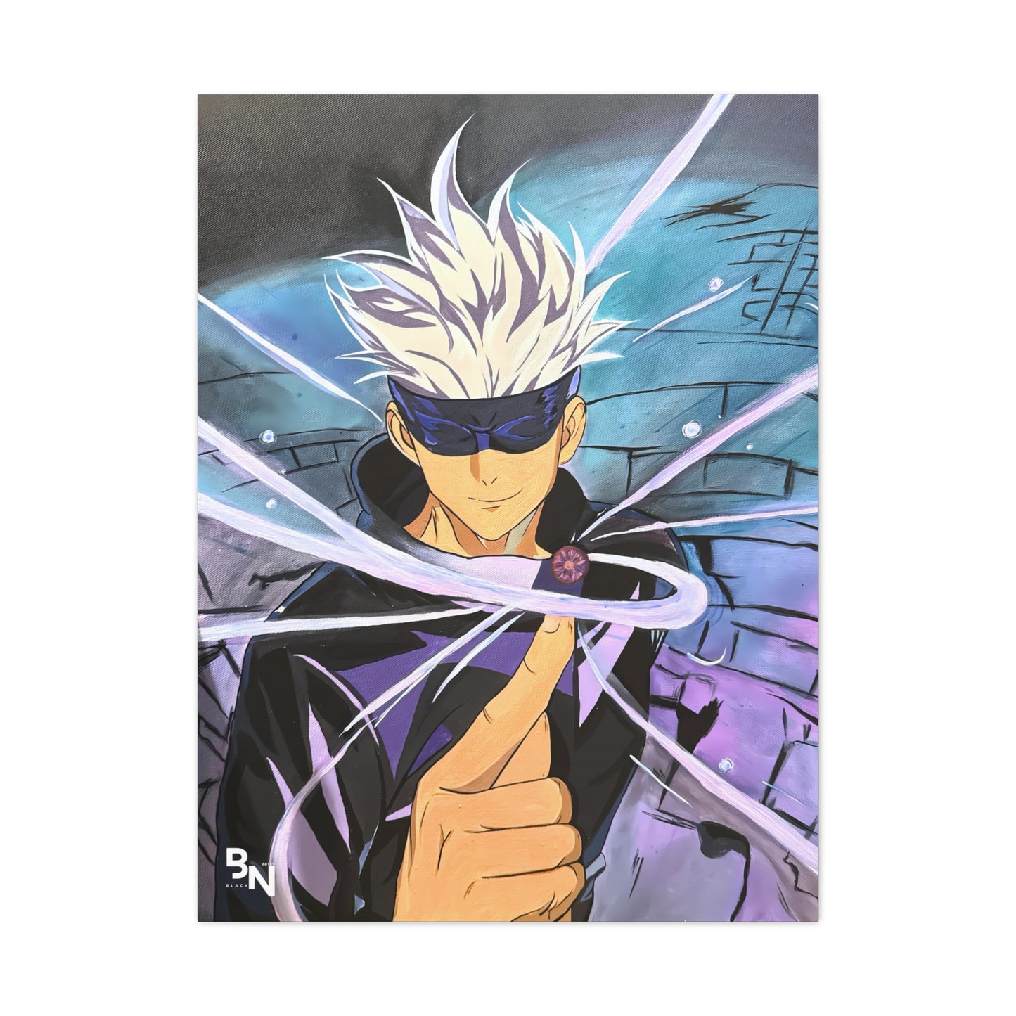 Canvas Painting - Gojo Infinite Domain from JJK
