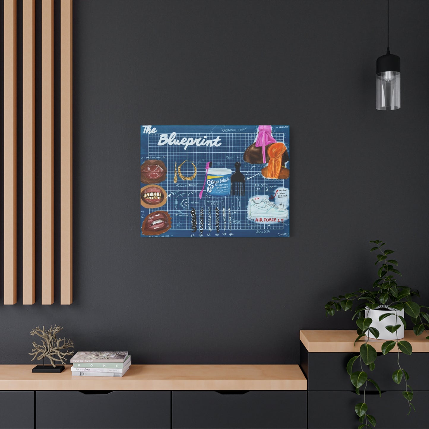 The Blueprint Canvas Print
