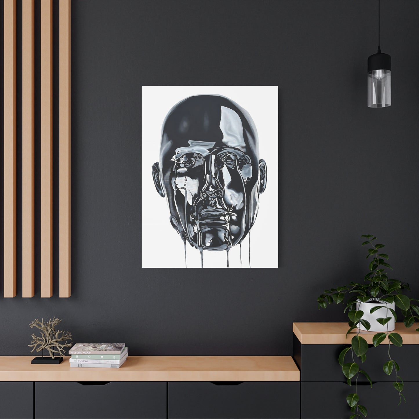 Chrome Dome Canvas Print