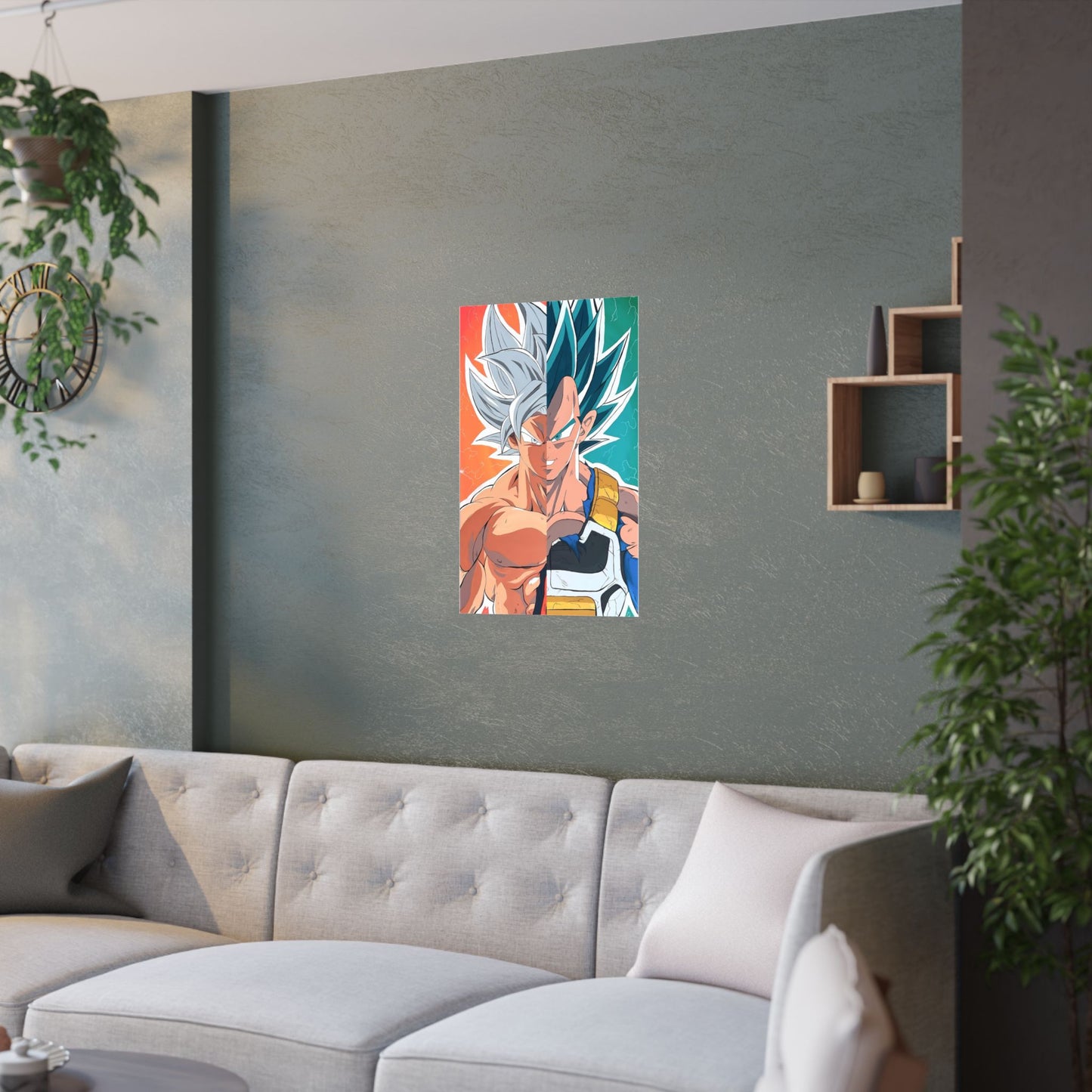 DBZ Split Satin Poster