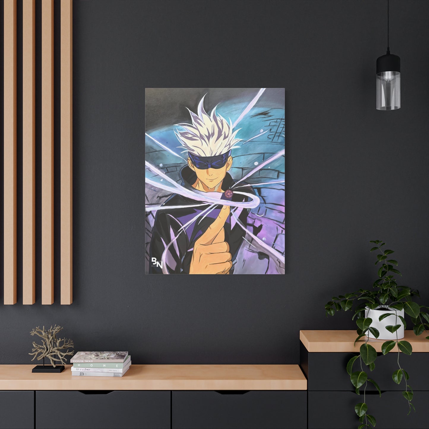 Canvas Painting - Gojo Infinite Domain from JJK