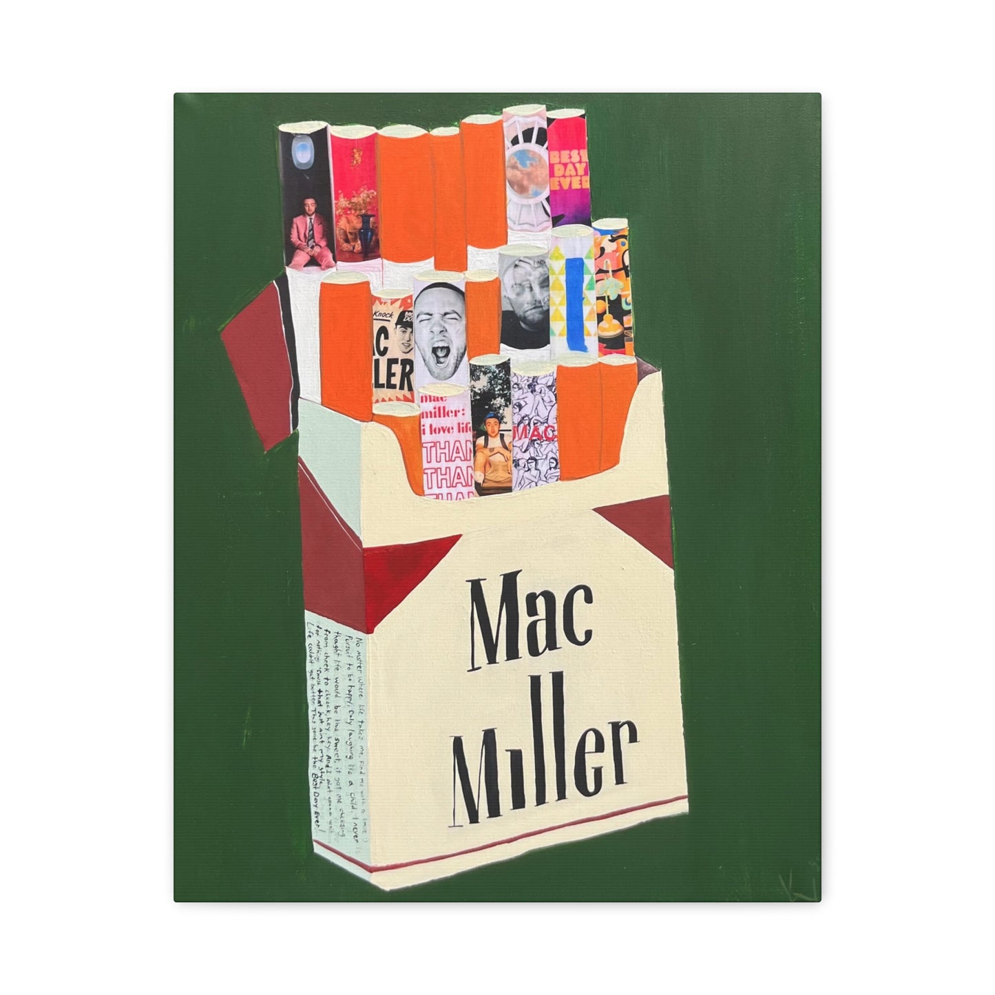 Marlboro Miller Canvas, Stretched, 1.25"