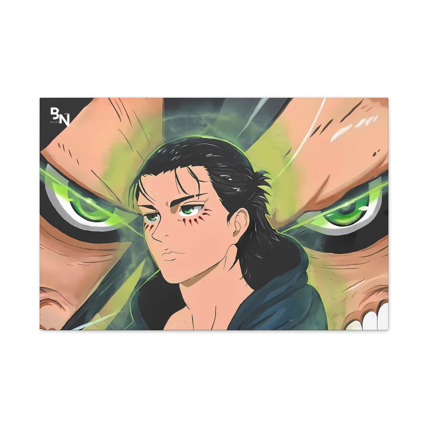 Eren Yeager Attack on Titan Wall Art Canvas Print