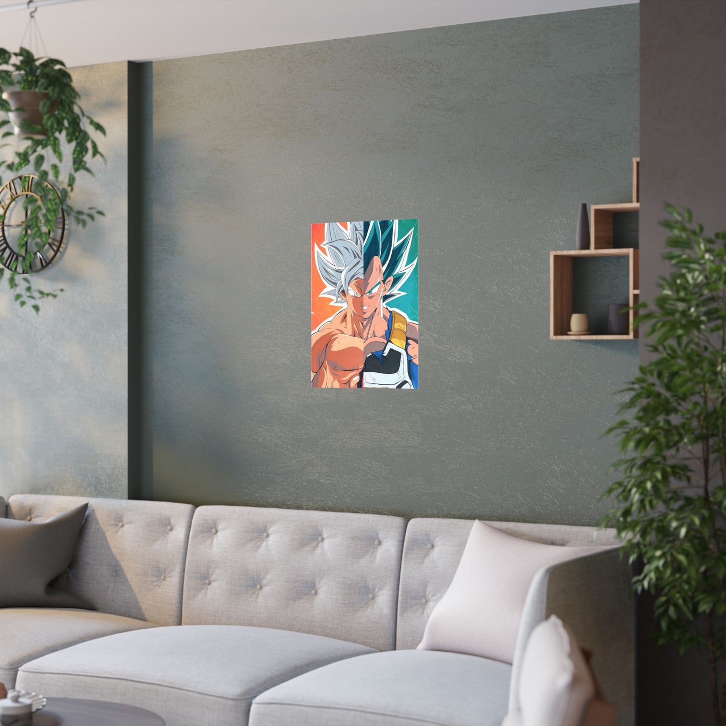 DBZ Split Satin Poster