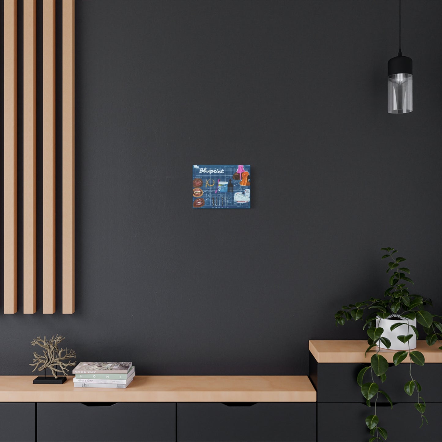 The Blueprint Canvas Print