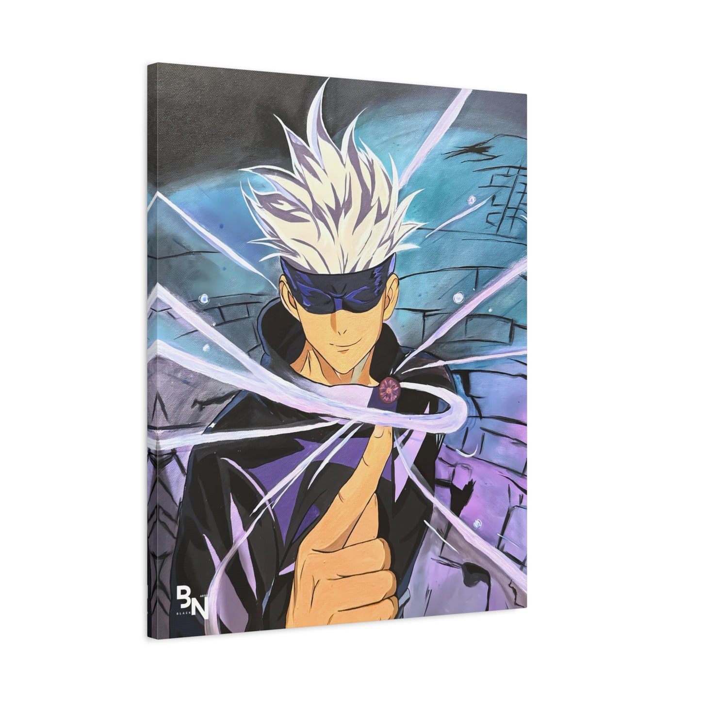 Canvas Painting - Gojo Infinite Domain from JJK