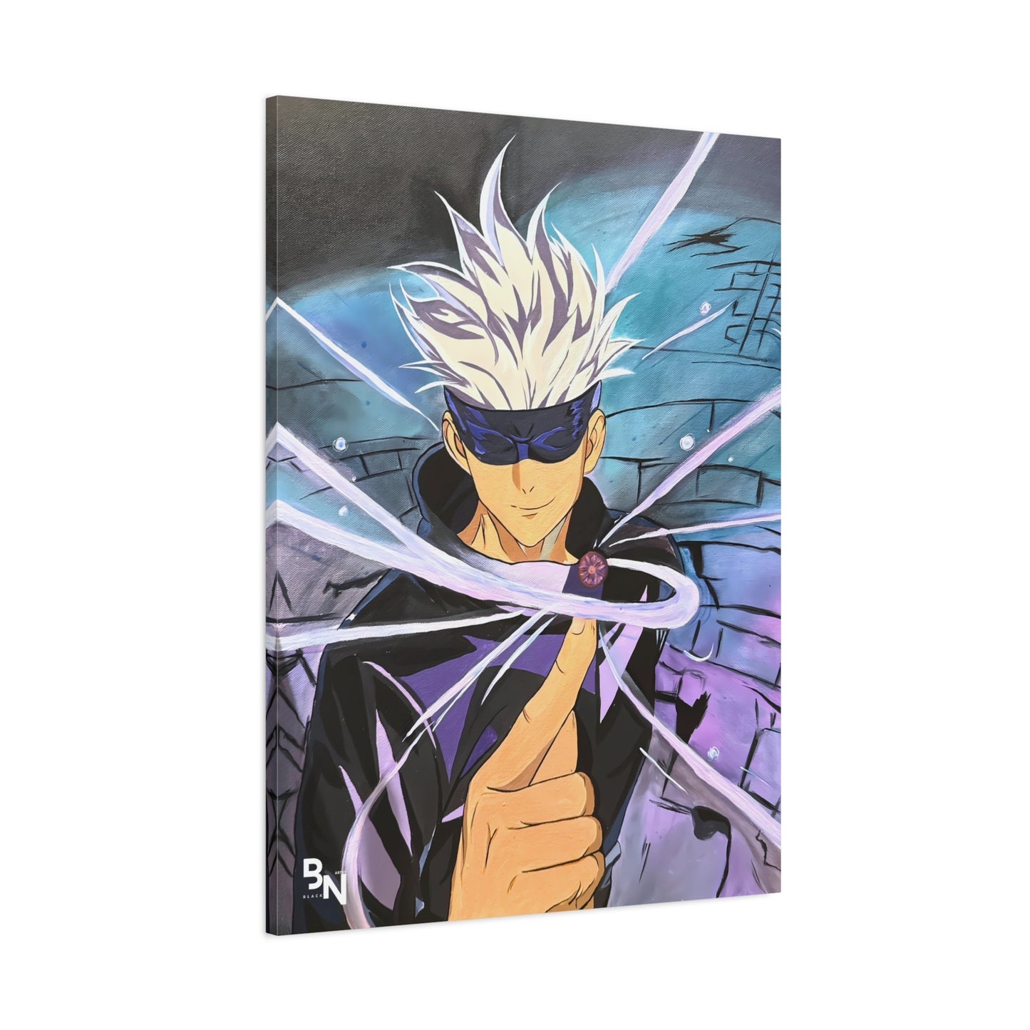 Canvas Painting - Gojo Infinite Domain from JJK