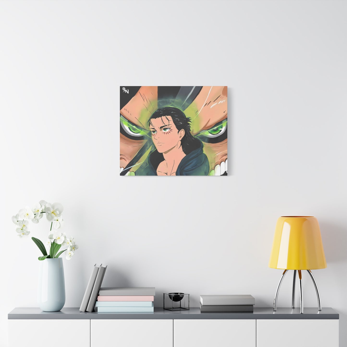 Eren Yeager Attack on Titan Wall Art Canvas Print