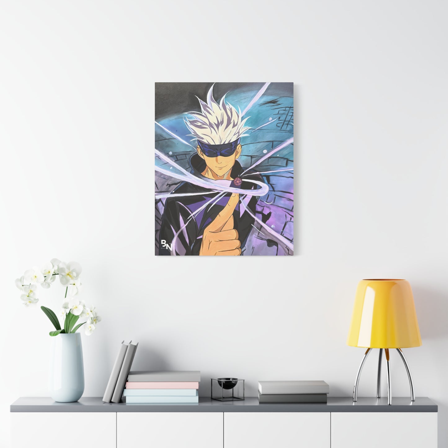 Canvas Painting - Gojo Infinite Domain from JJK