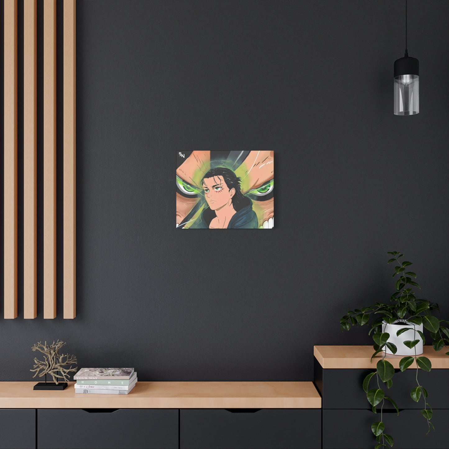 Eren Yeager Attack on Titan Wall Art Canvas Print