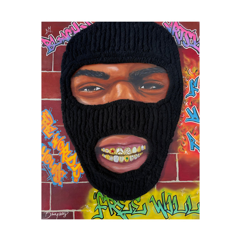 Brick by Brick original artwork by Black N Artsy — temporary product image