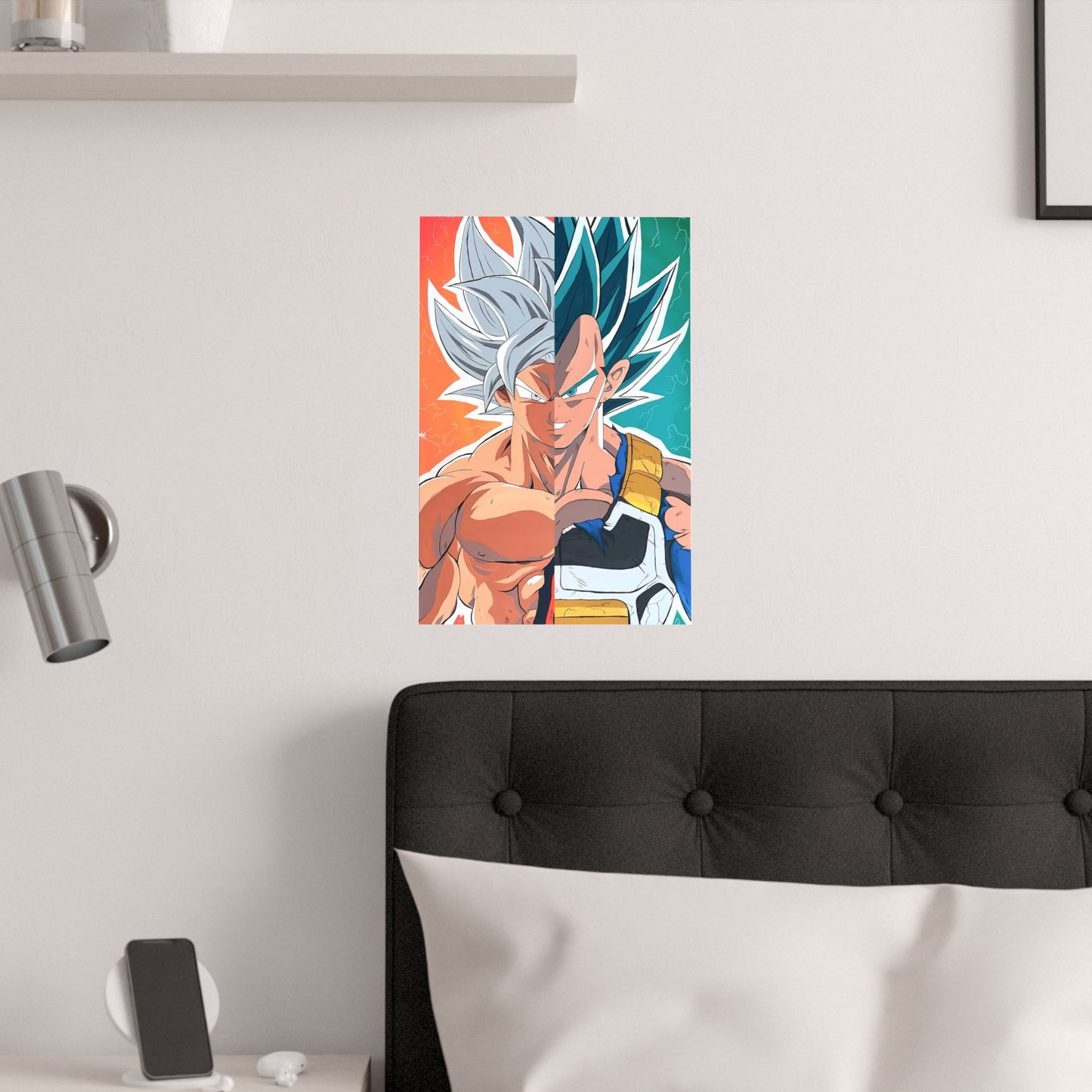DBZ Split Satin Poster