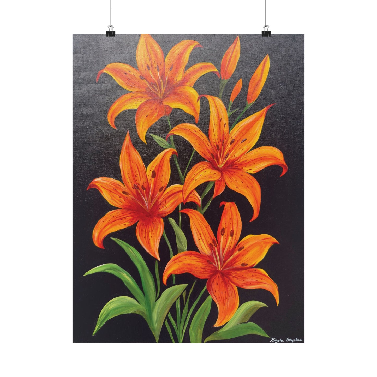 Tiger Lilly Satin Print