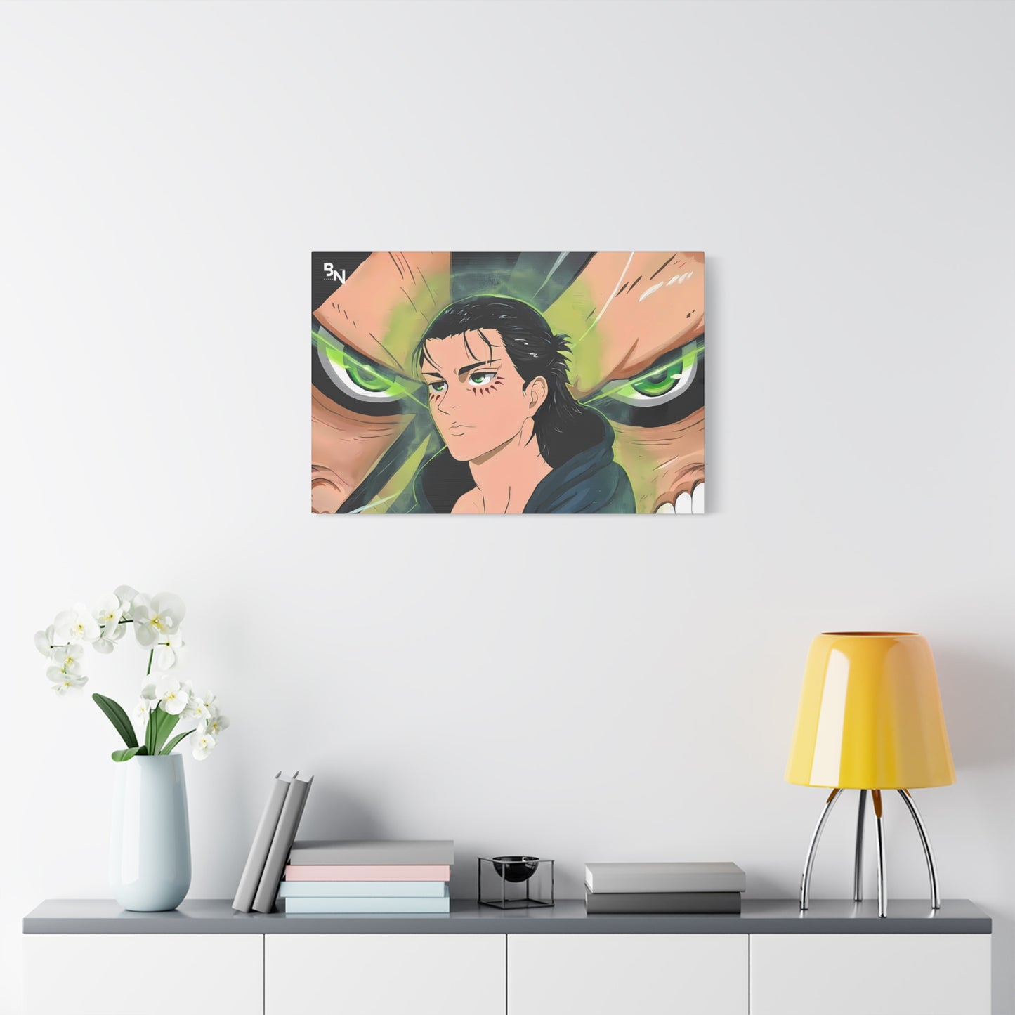 Eren Yeager Attack on Titan Wall Art Canvas Print