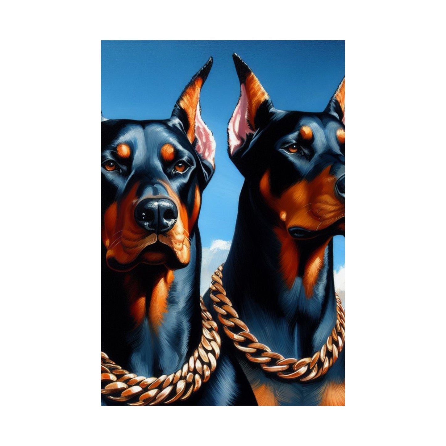 For all the Dogs Satin Poster
