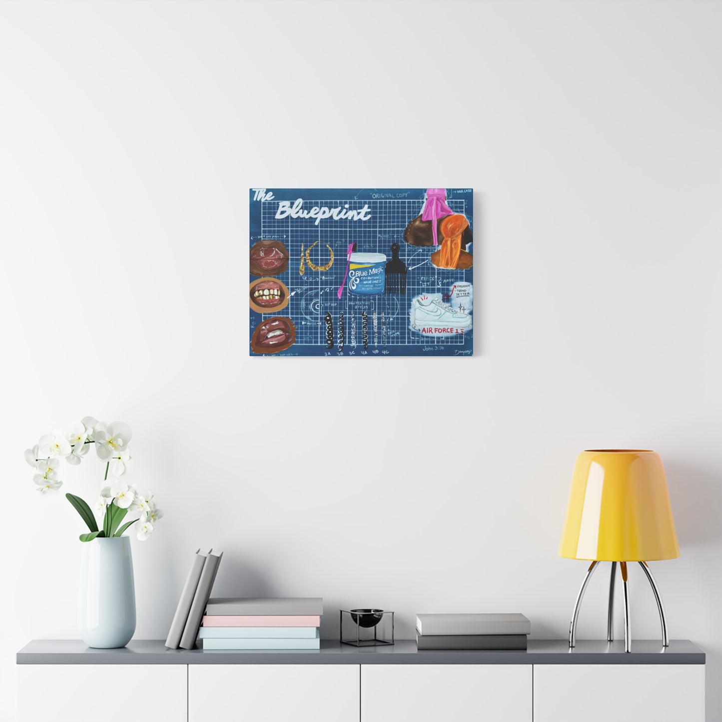 The Blueprint Canvas Print