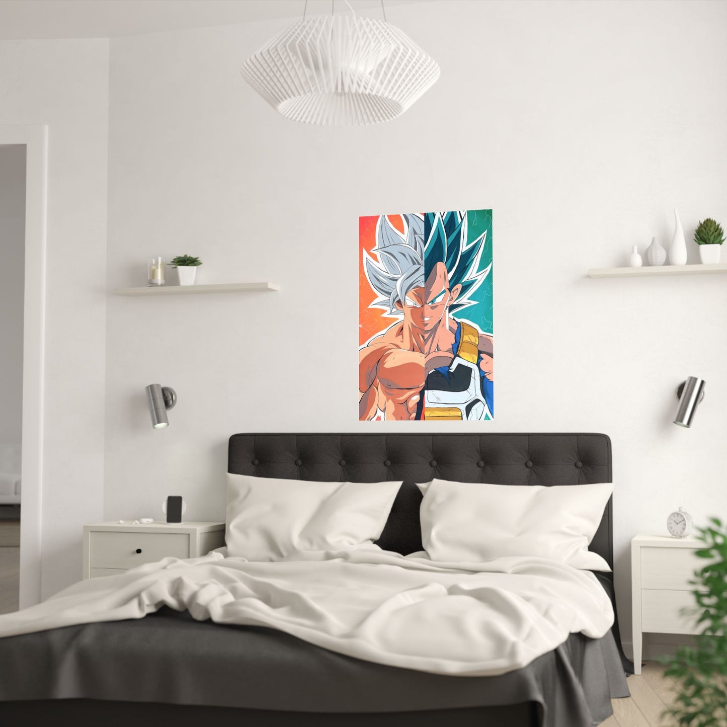 DBZ Split Satin Poster