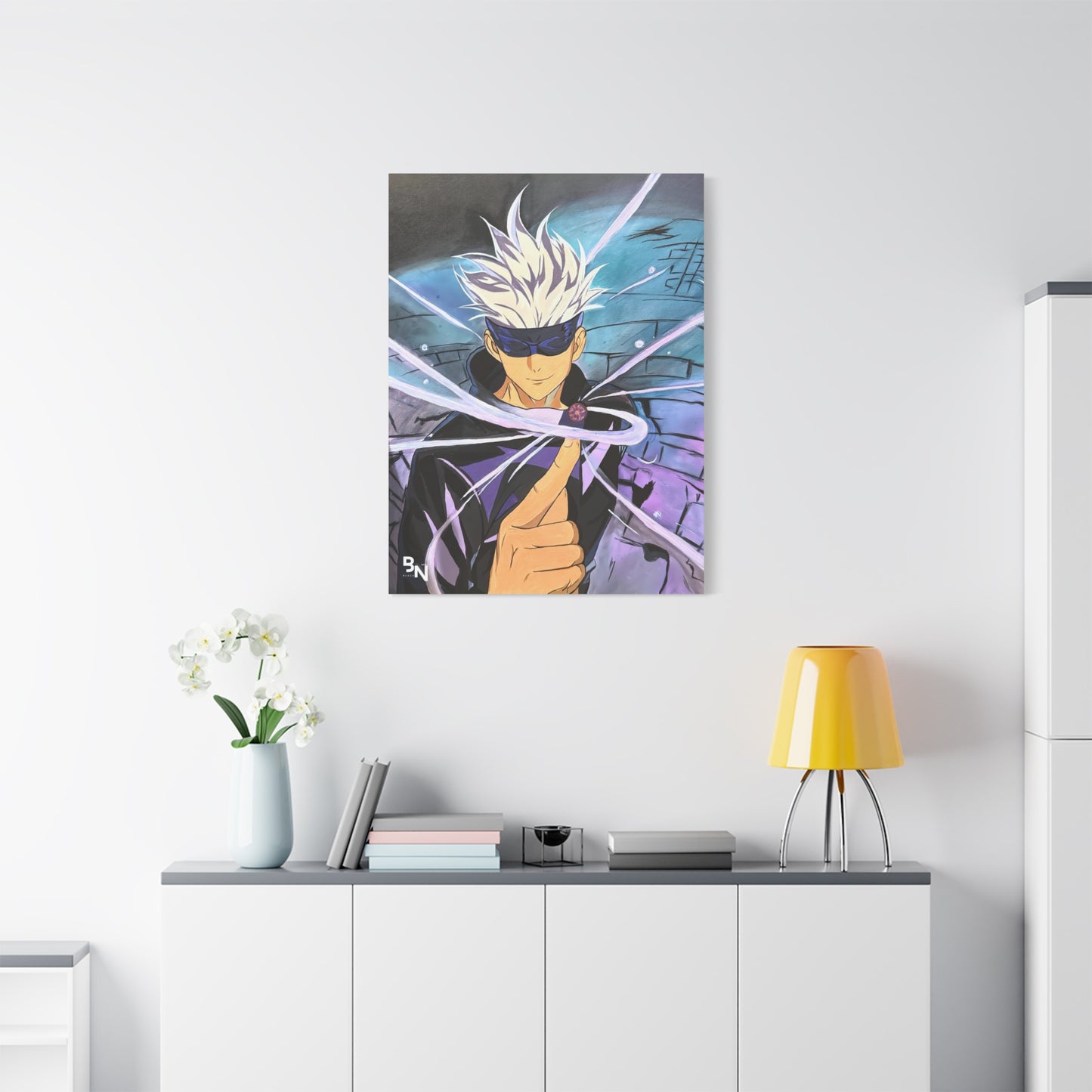 Canvas Painting - Gojo Infinite Domain from JJK