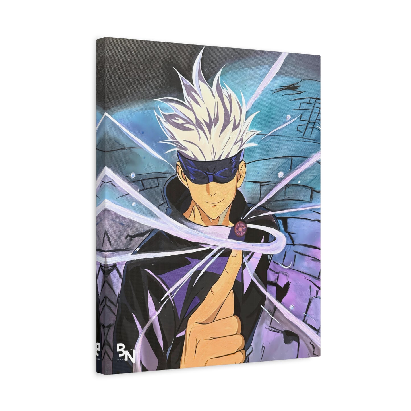 Canvas Painting - Gojo Infinite Domain from JJK