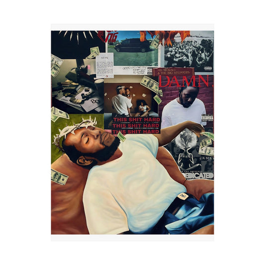 King Kendrick Satin Poster