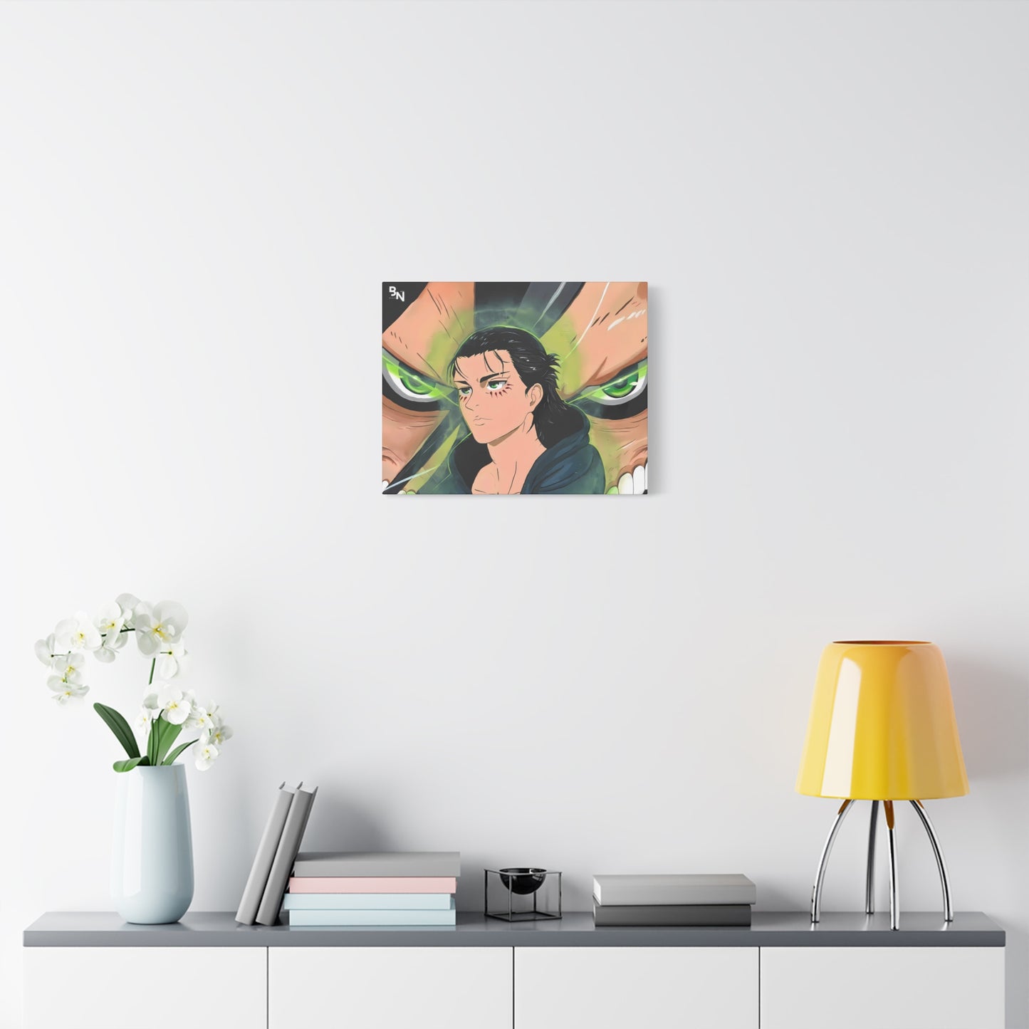 Eren Yeager Attack on Titan Wall Art Canvas Print