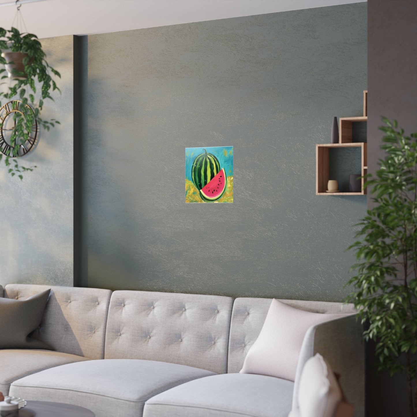 Watermelon Sugar Original Art Satin Print