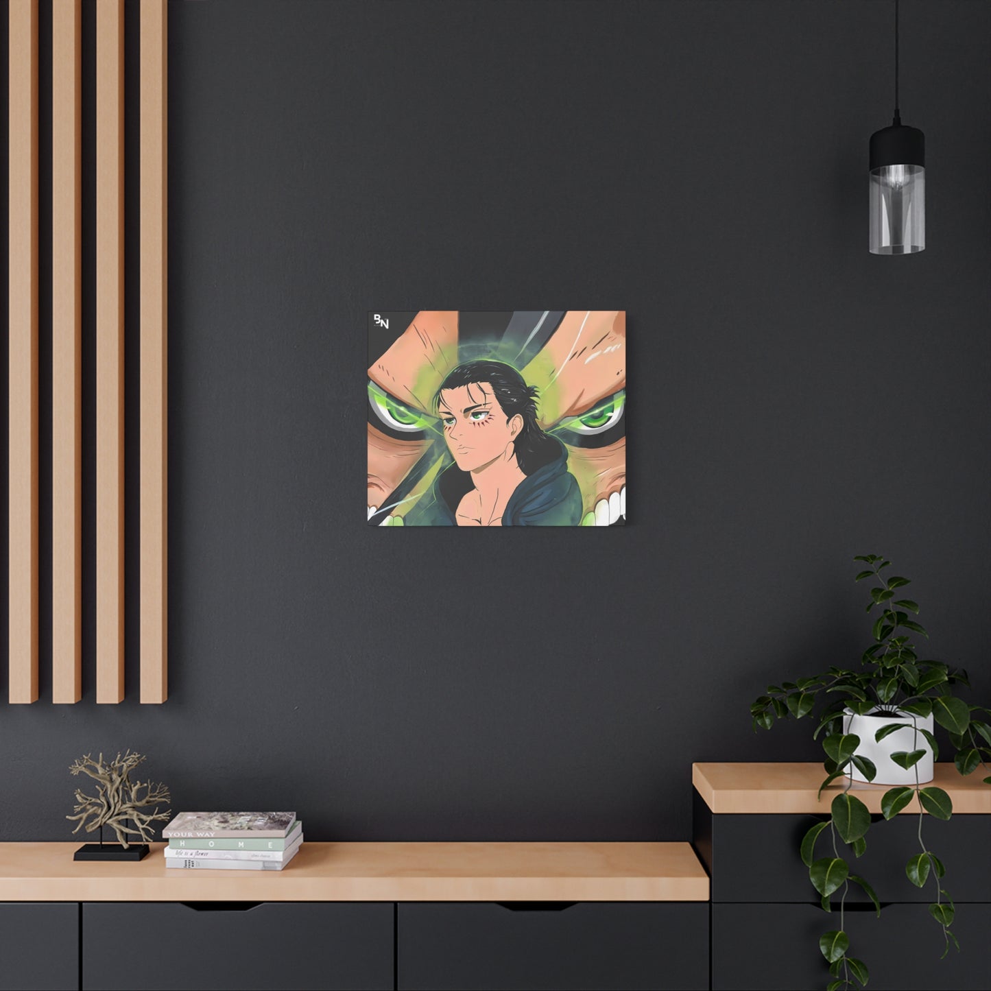 Eren Yeager Attack on Titan Wall Art Canvas Print