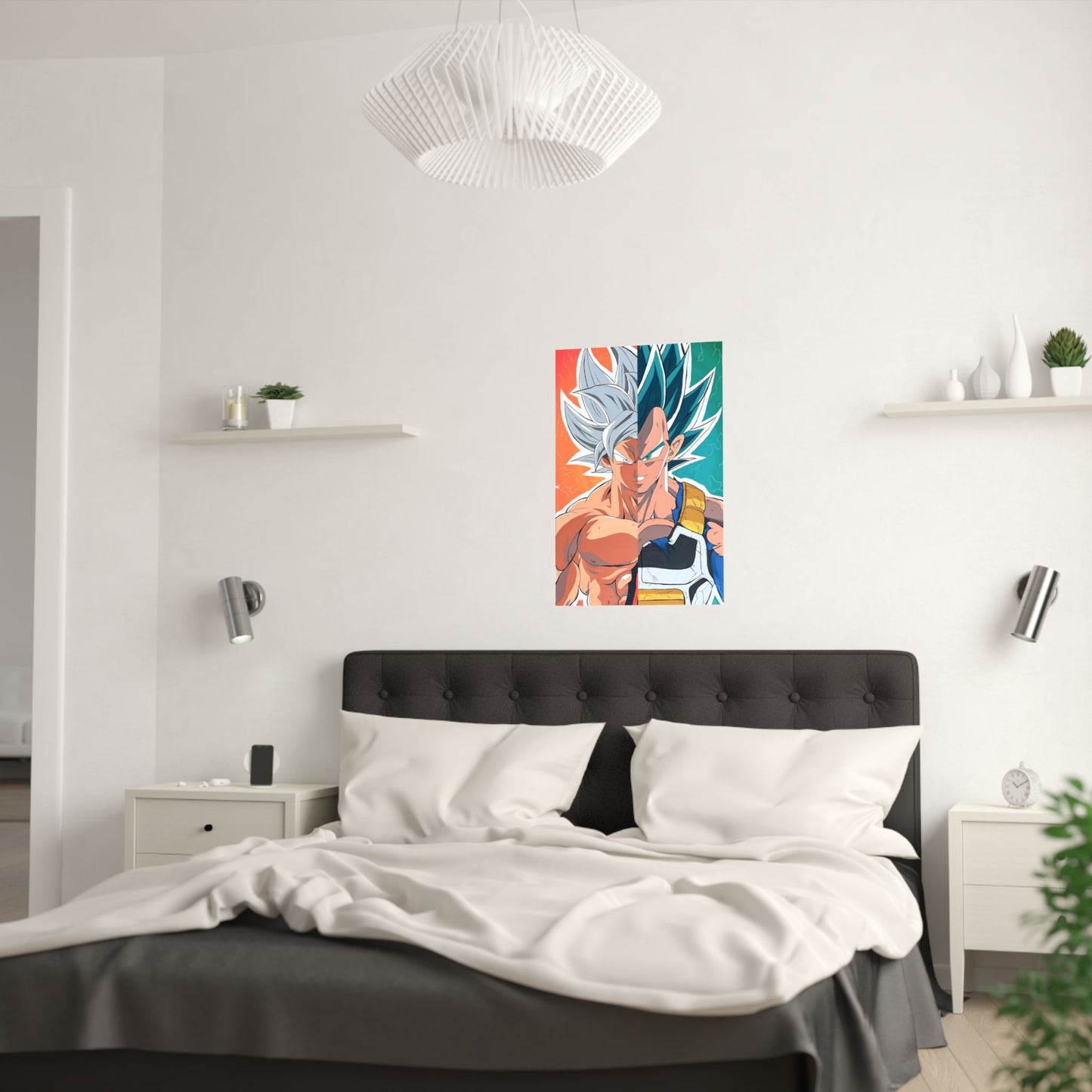 DBZ Split Satin Poster