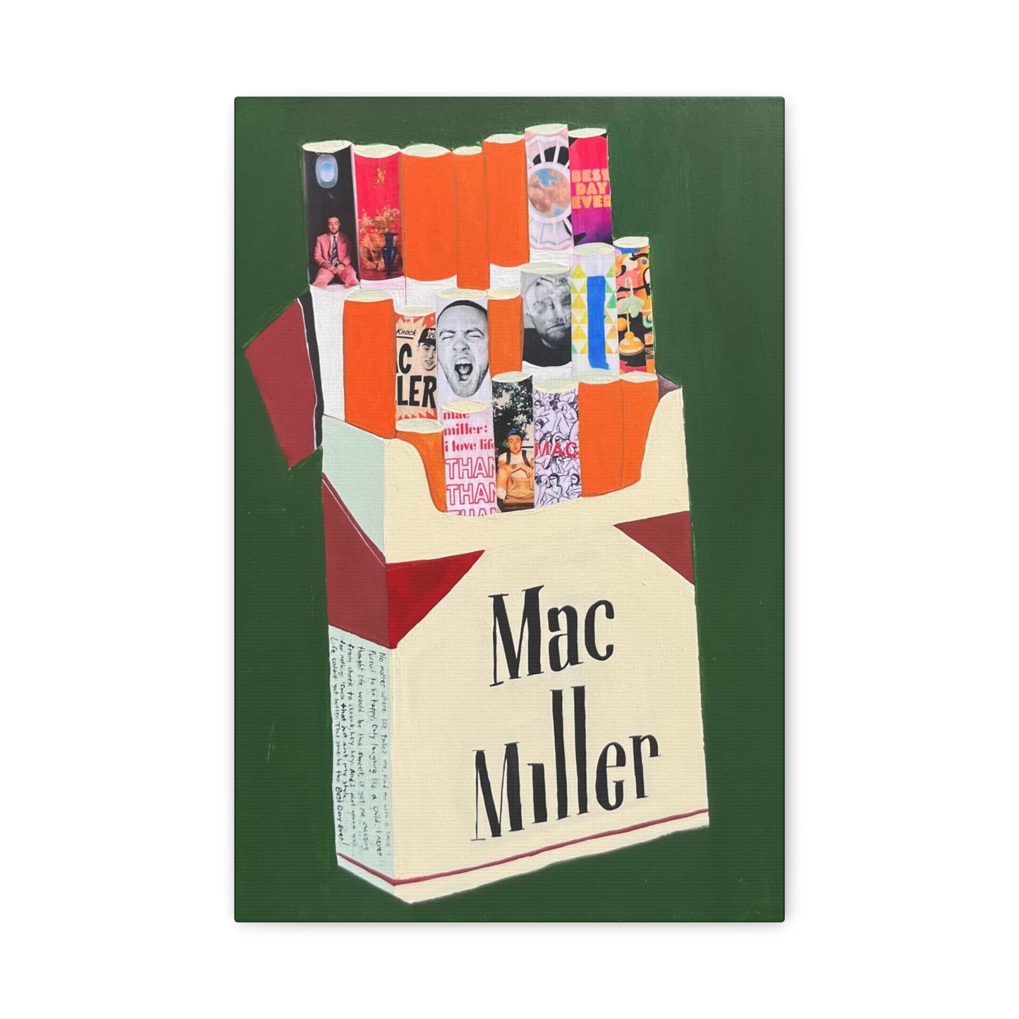 Marlboro Miller Canvas, Stretched, 1.25"