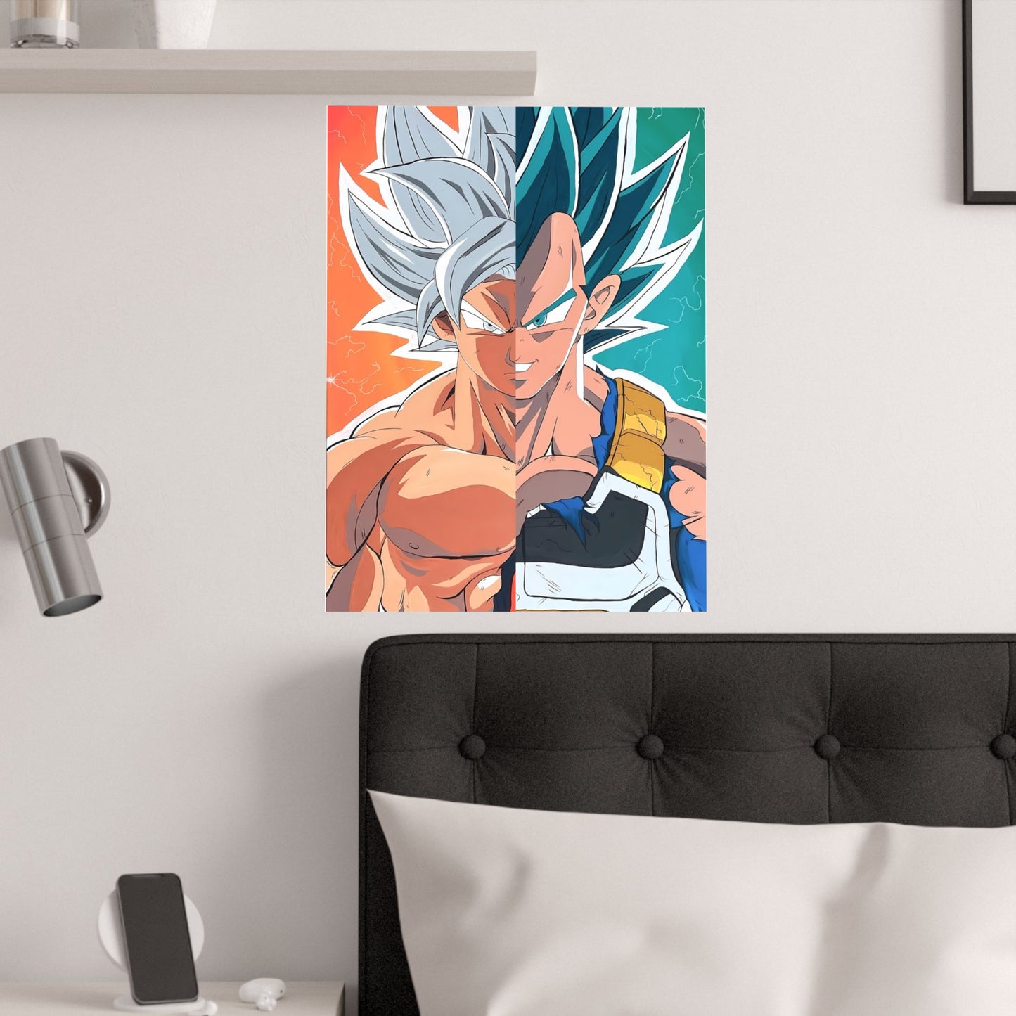 DBZ Split Satin Poster