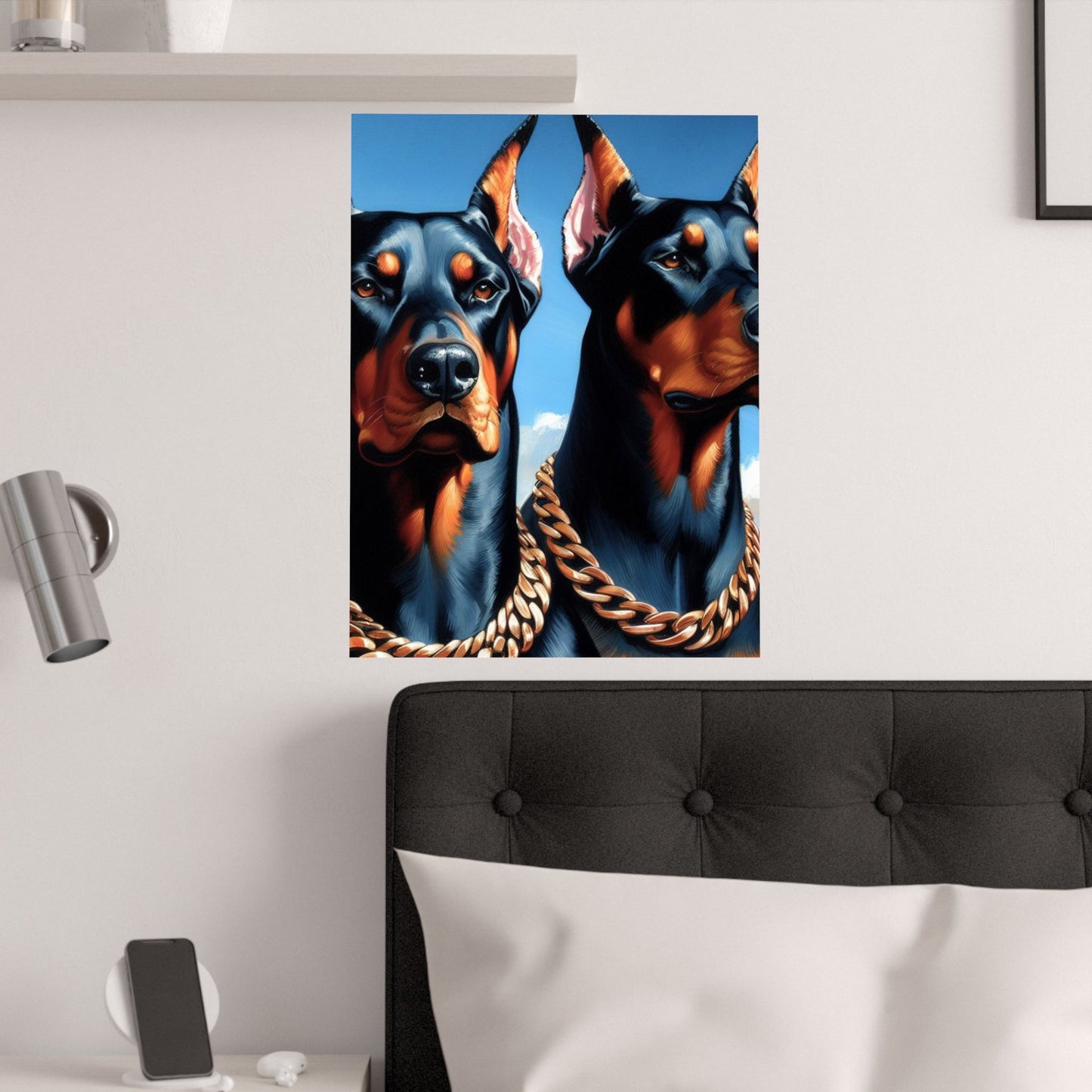 For all the Dogs Satin Poster