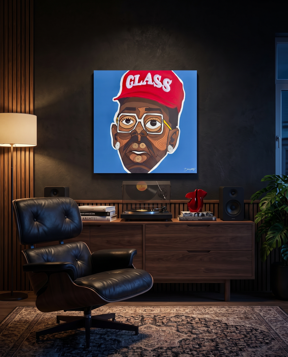 “GLASS” Original Art Satin Print